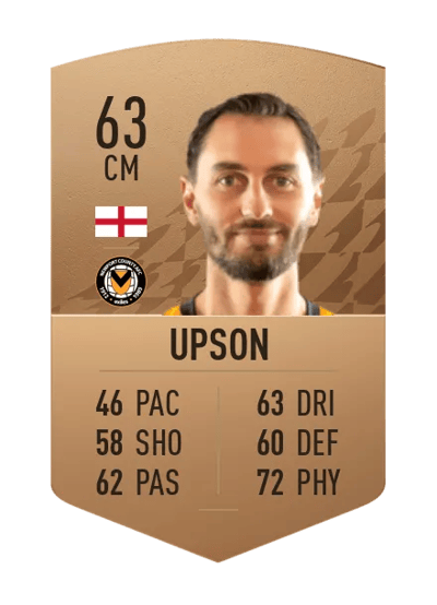 Ed Upson Common 63 OVR