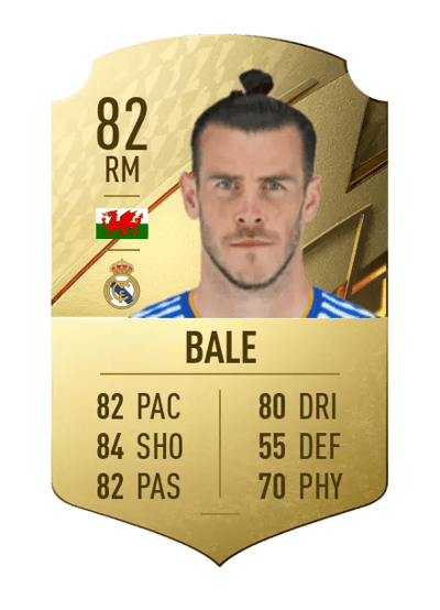 Gareth Bale Rare 82 OVR