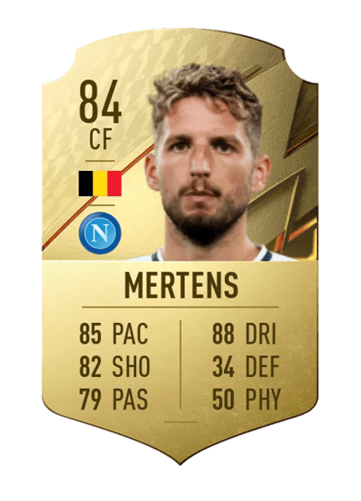 Dries Mertens Rare 84 OVR