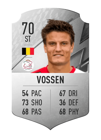 Jelle Vossen Rare 70 OVR