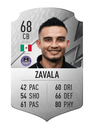 Jesús Zavala Rare 68 OVR