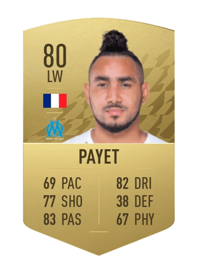 Dimitri Payet Common 80 OVR
