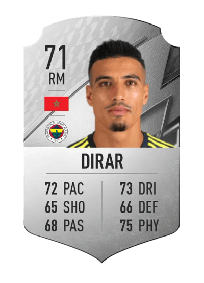 Nabil Dirar Rare 71 OVR