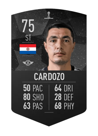 Óscar Cardozo CONMEBOL SUDAMERICANA 75 OVR
