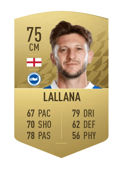 Adam Lallana Common 75 OVR