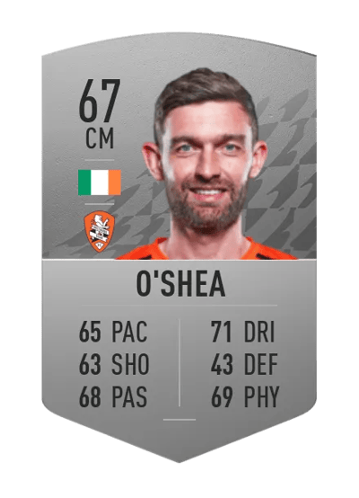 Jay O'Shea Common 67 OVR
