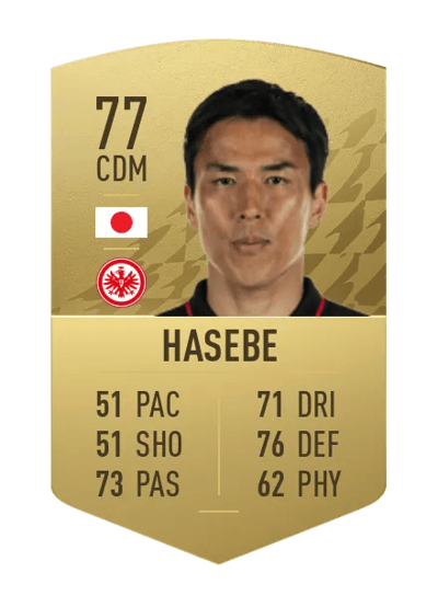 Makoto Hasebe Common 77 OVR