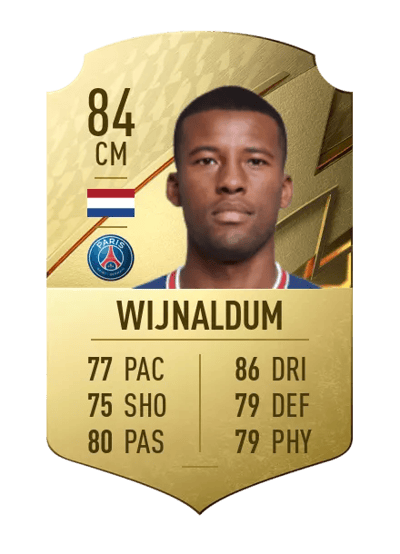Georginio Wijnaldum Rare 84 OVR