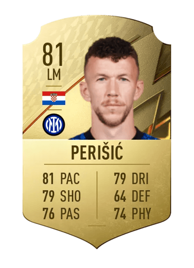 Ivan Perišić Rare 81 OVR