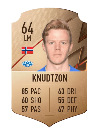 Erling Knudtzon Rare 64 OVR