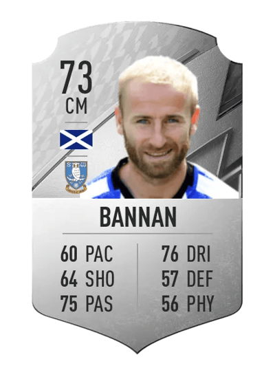 Barry Bannan Rare 73 OVR