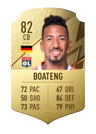 Jérôme Boateng Rare 82 OVR