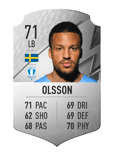 Martin Olsson Rare 71 OVR