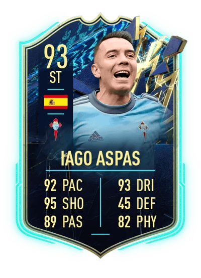 Iago Aspas Team of the Season 93 OVR