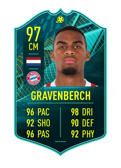 Ryan Gravenberch PLAYER MOMENTS 97 OVR