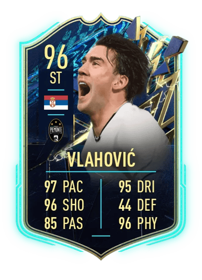 Dušan Vlahović Team of the Season 96 OVR