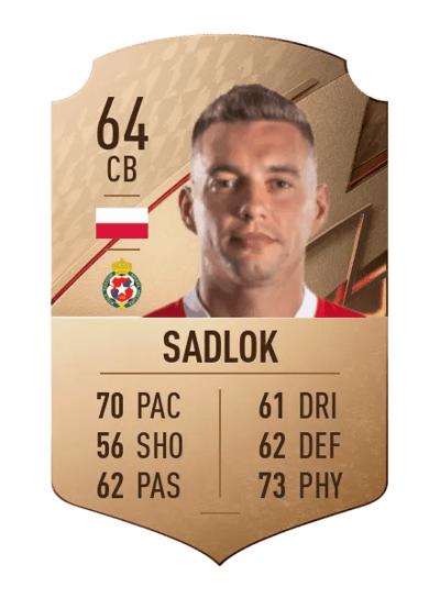 Maciej Sadlok Rare 64 OVR