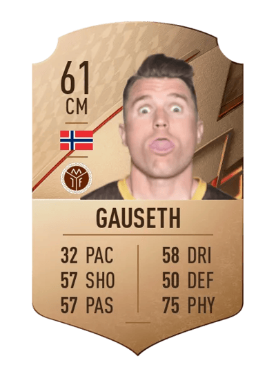 Christian Gauseth Rare 61 OVR