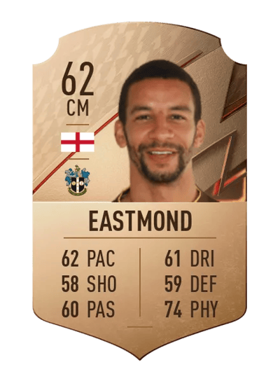 Craig Eastmond Rare 62 OVR