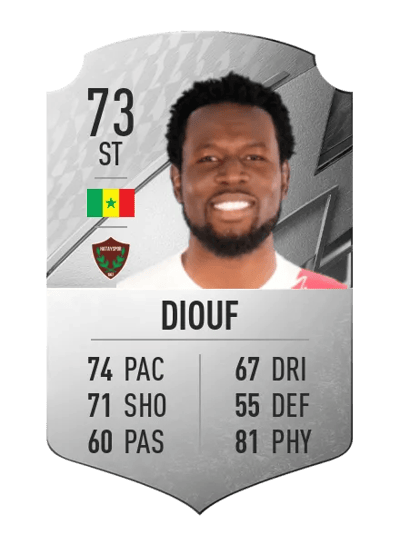 Mame Diouf Rare 73 OVR