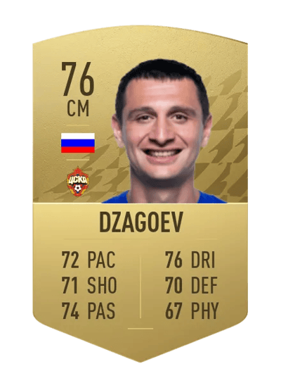 Alan Dzagoev Common 76 OVR
