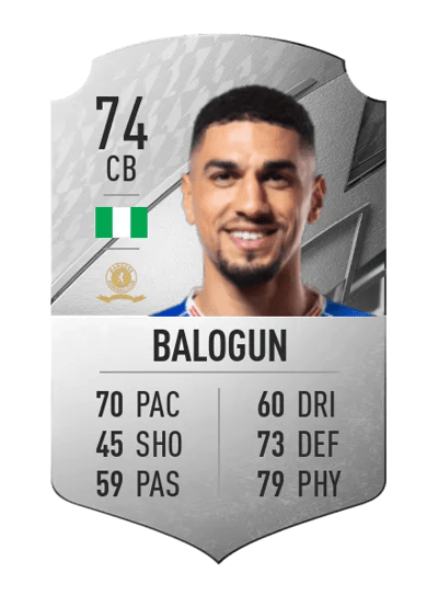 Leon Balogun Rare 74 OVR