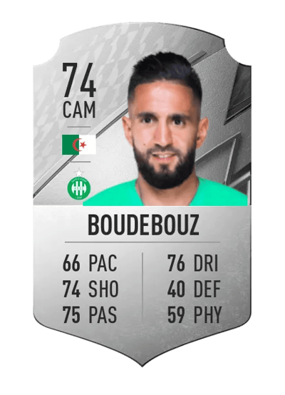 Ryad Boudebouz Rare 74 OVR