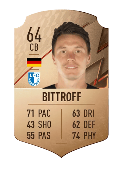 Alexander Bittroff Rare 64 OVR
