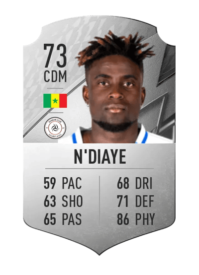 Alfred N'Diaye Rare 73 OVR