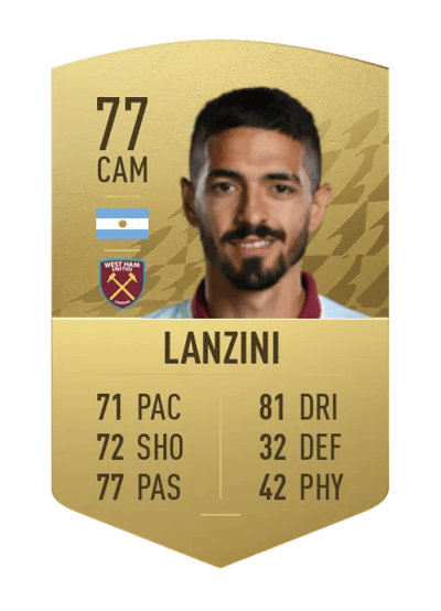 Manuel Lanzini Common 77 OVR