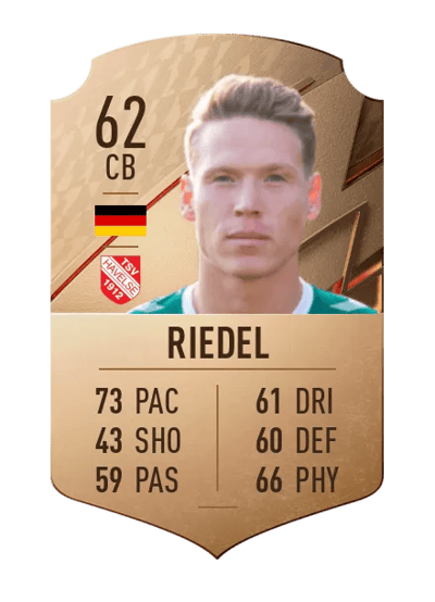 Florian Riedel Rare 62 OVR