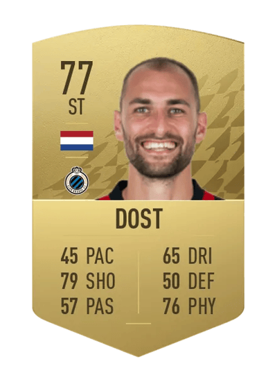 Bas Dost Common 77 OVR