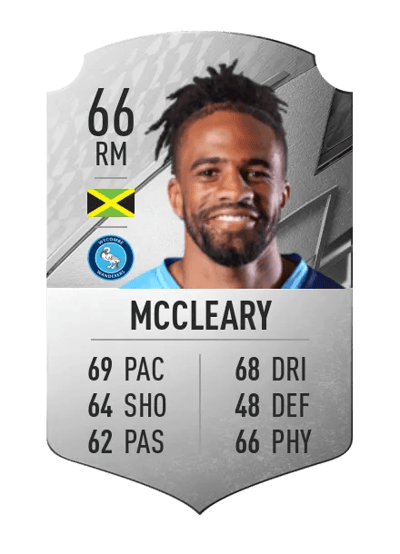 Garath McCleary Rare 66 OVR