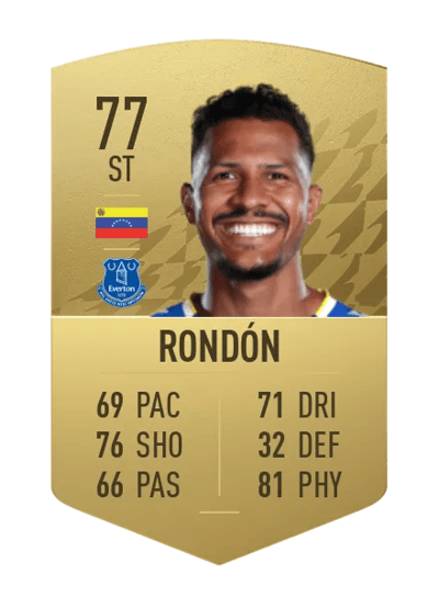 Salomón Rondón Common 77 OVR