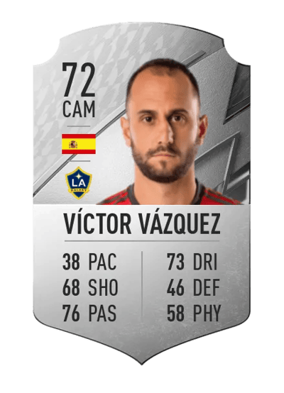 Víctor Vázquez Rare 72 OVR