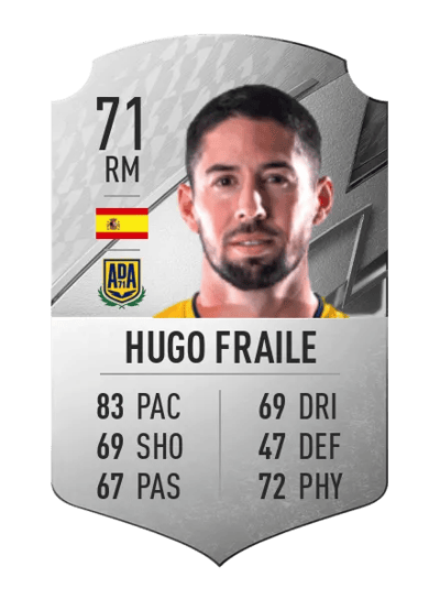 Hugo Fraile Rare 71 OVR