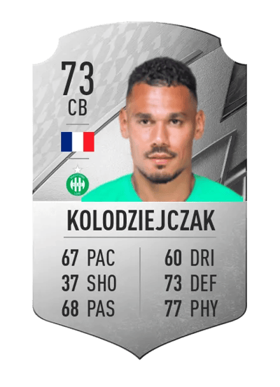 Timothée Kolodziejczak Rare 73 OVR