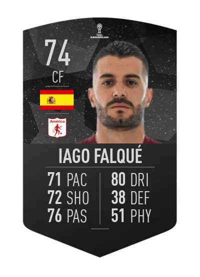 Iago Falqué CONMEBOL SUDAMERICANA 74 OVR
