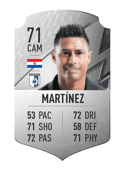 Osvaldo Martínez Rare 71 OVR