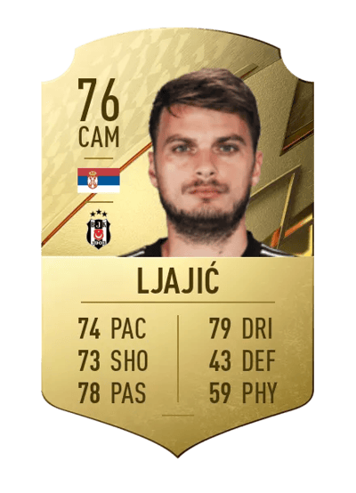 Adem Ljajić Rare 76 OVR