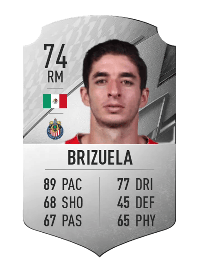 Isaac Brizuela Rare 74 OVR