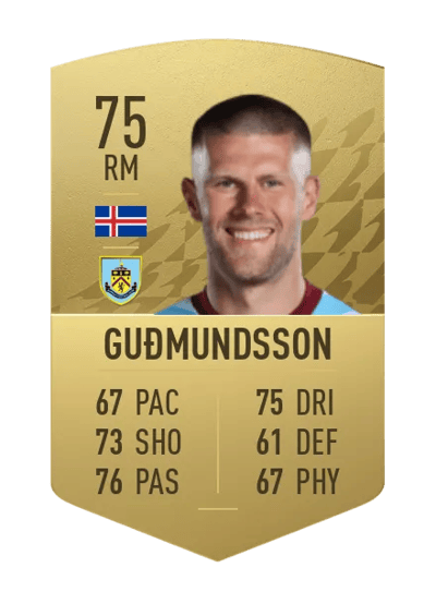 Jóhann Berg Guðmundsson Common 75 OVR
