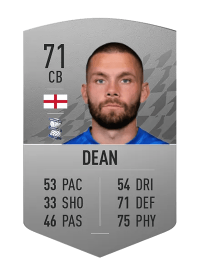 Harlee Dean Common 71 OVR