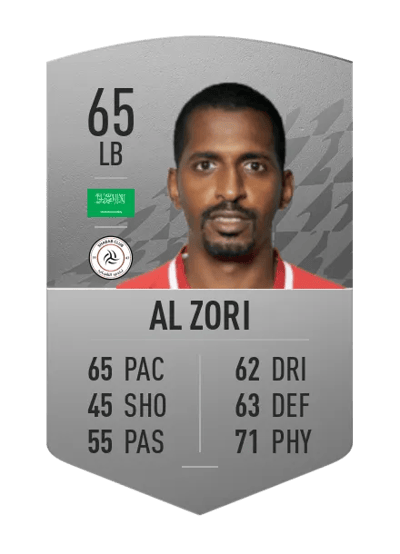 Abdullah Al Zori Common 65 OVR