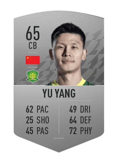 Yu Yang Common 65 OVR