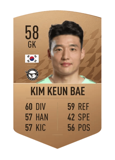 Kim Keun Bae Common 58 OVR