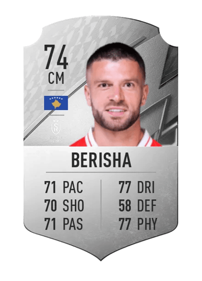 Valon Berisha Rare 74 OVR