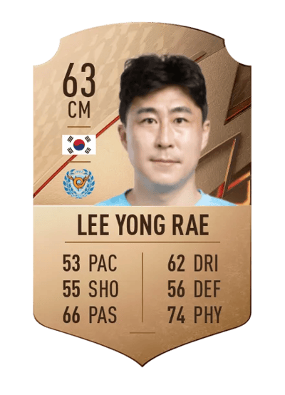 Lee Yong Rae Rare 63 OVR