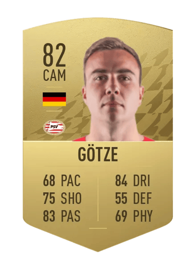 Mario Götze Common 82 OVR