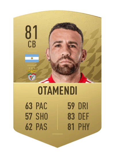 Nicolás Otamendi Common 81 OVR